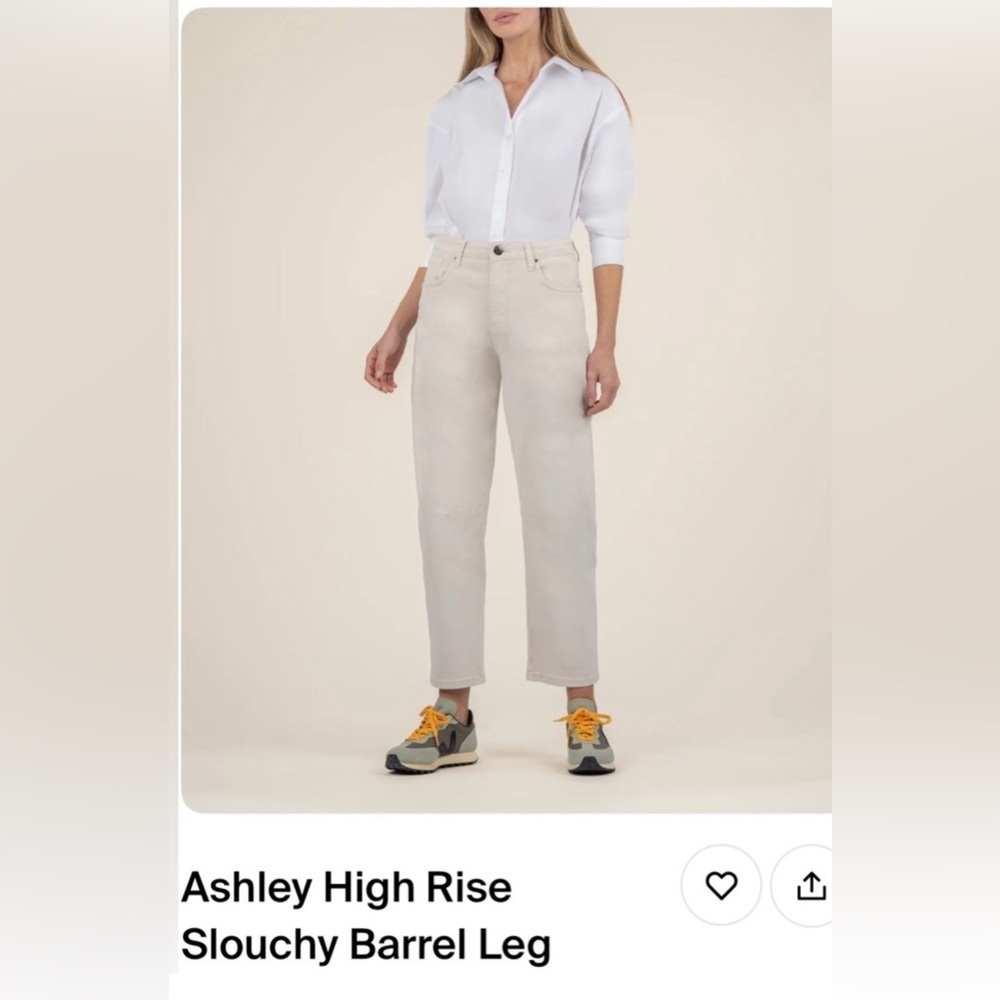 Kut from the Kloth Ashley Slouchy Barrel Denim Jean Size 2